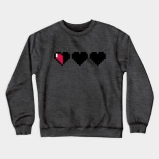 Video Game Hearts – Very Low Health Crewneck Sweatshirt